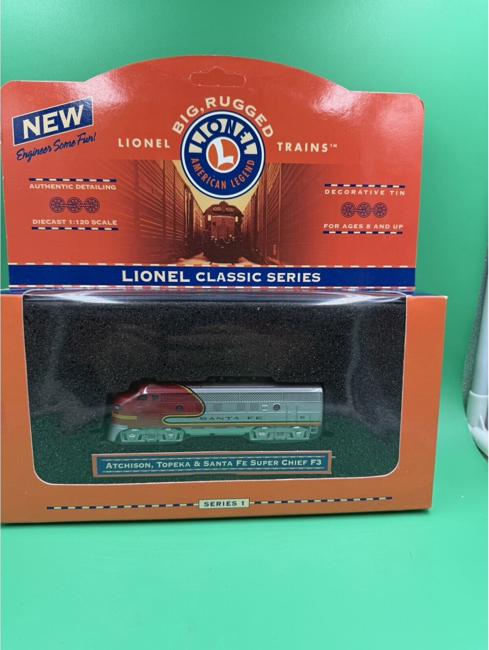 Vintage NOS ‘98 Lionel Classic Series/Atchison,Topeka Santa Fe Super Chief Train